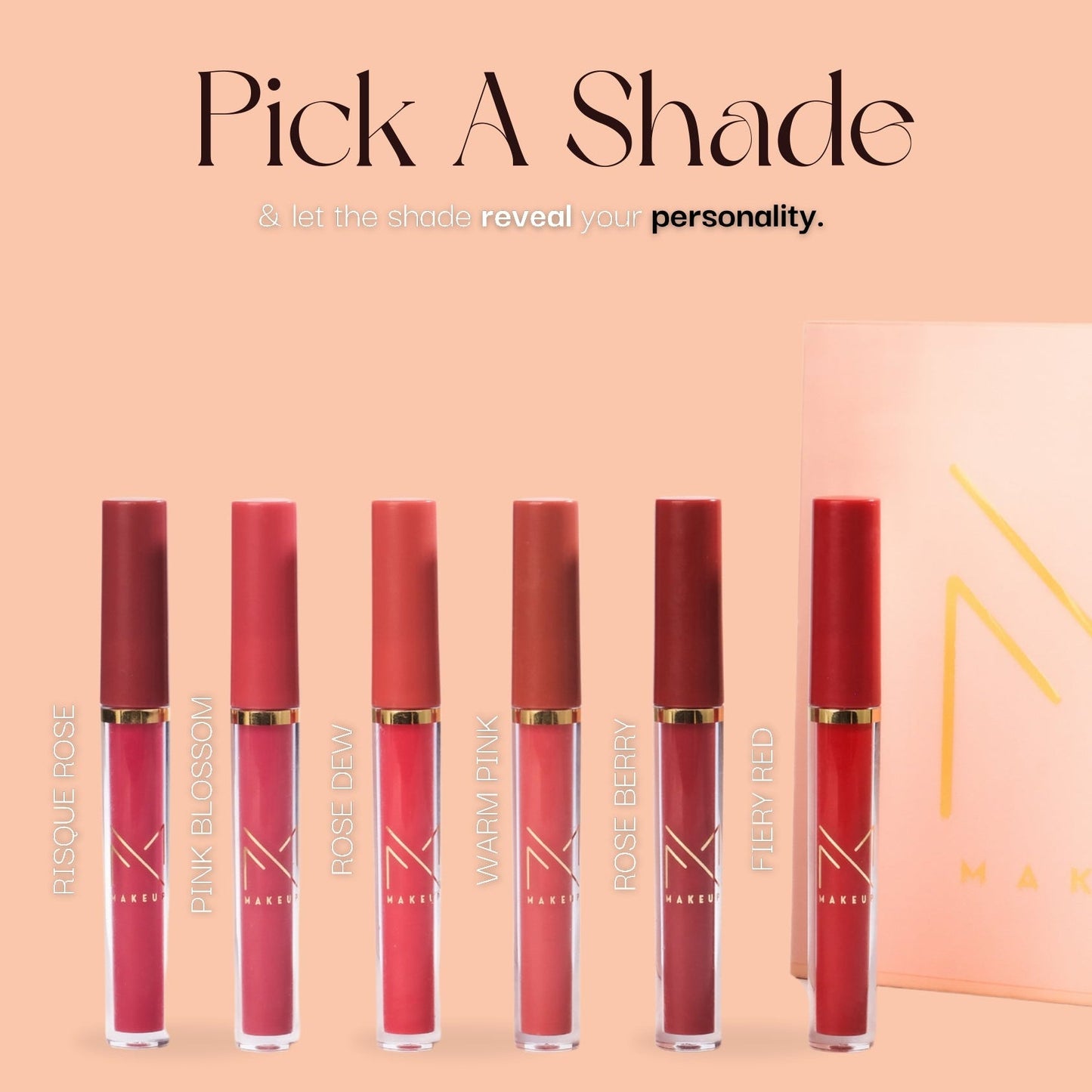 M Makeup Lipstick Set - M Makeup